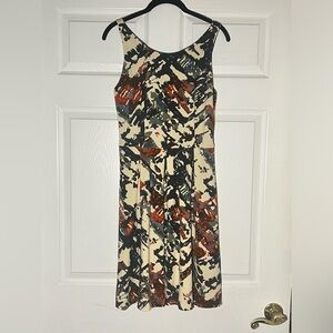 Maeve Print Knee Length Sleeveless Dress